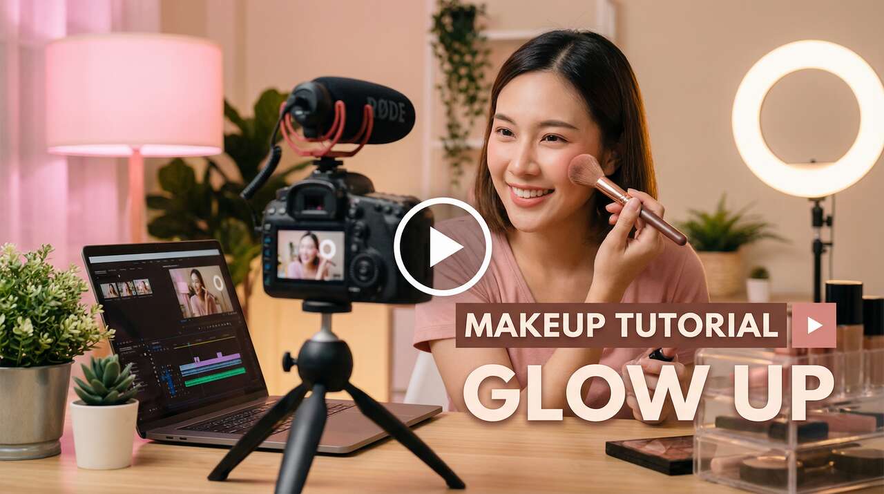 17c一起草美妆视频教程